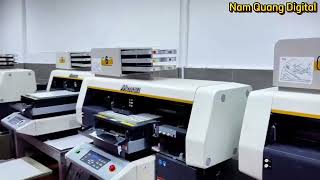 Máy in Uv Mimaki ujf3042fx in ốp lưngin micain kínhin dày dépin uv dtf [upl. by Dari]