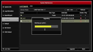 How To Upgrade NVR Firmware via Local Menu [upl. by Bithia]