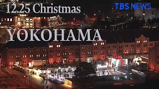 【LIVE】クリスマスの横浜みなとみらい 赤レンガ倉庫 ライブカメラ（2020年12月25日） [upl. by Hecht]