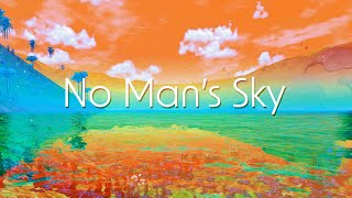 No Mans Sky  Breathtaking Vaporwave Paradise Planet relaxing chill nomanssky gaming letsplay [upl. by Asirac]