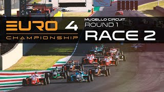 Euro 4 Championship  ACI Racing Weekend Mugello Circuit round 1  Race 2 [upl. by Bang391]