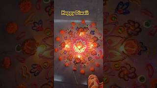 Diwali Rangoli celebrationdiwaliyoutubeshortsdiwalirangoliytshortssubshortsfeedcolorsdesign [upl. by Ynagoham]