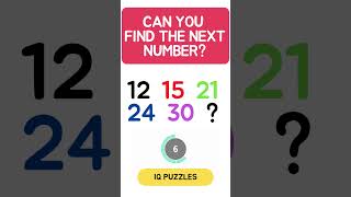 Can You Find The Next Number [upl. by Bum]