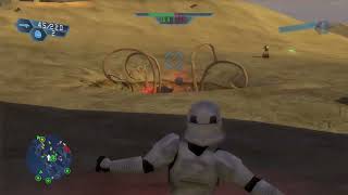 Star Wars Battlefront  Sarlacc Pit VS Stormtrooper 2022 [upl. by Nrol1]