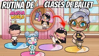 RUTINA DE PRIMER DIA DE CLASES DE BALLET DE GÉNESIS CON SU MEJOR AMIGA EN AVATAR WORLD karola20 [upl. by Airednaxela]