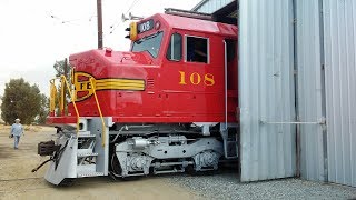 10618 ATSFSanta Fe 108 EMD FP45 reborn a visit to OERMSCRM Part 1 [upl. by Llertnov]