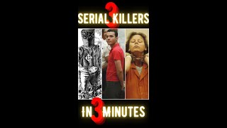 3 SERIAL KILLERS In 3 MINUTES Zodiac Killer Heriberto Seda amp Aileen Wuornos [upl. by Kappenne]