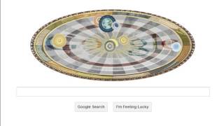 Nicolaus Copernicus Google Logo Doodle [upl. by Htedirem]