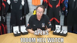 Apeks 1000m HeliSafe Dive Watch REVIEW [upl. by Karly]