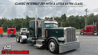 Driving this custom Peterbilt 389 for the first time [upl. by Aneem]