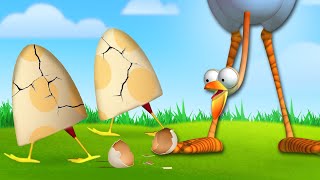 Gazoon EggShaped  Funny Animals Cartoons by HooplaKidz TV [upl. by Oiluj]