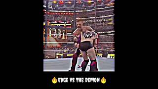 Edge vs The Demon Finn Balor 🤯 Short video WrestlingShortsWorld [upl. by Llenrub]