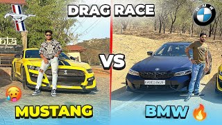 Lokesh Gamer Mustang GT VS BMW I8 Drag Race Who Will Win [upl. by Brackely290]