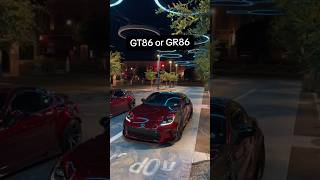 GT86 vs GR86 What are you taking toyota cars shorts [upl. by Meikah]