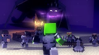 Dream VS 5 Hunters Finale Rematch Minecraft Manhunt Animation [upl. by Anirbys]