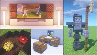 Minecraft 50 Build Hacks and Ideas [upl. by Fiore]