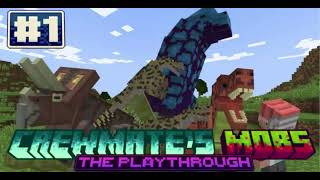 Crewmates Mobs The Playthrough Ep 1  Minecraft Dinosaurs [upl. by Jary179]