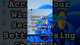 Access your windows security settings using shortcut windows shorts [upl. by Ynottirb]