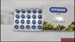 Hyponidd tablets for PCOS diabetic anxiety uses and side effects  Medic Health [upl. by Castor]