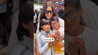 Food Square बांद्रा में बच्चों के साथ Genelia Deshmukh नजर आईंshorts shortsvideo geneliadeshmukh [upl. by Swiercz]