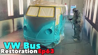 VW Bus Restoration  Episode 63  PAINT  MicBergsma [upl. by Rawdon539]