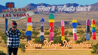 “Seven Magic Mountains” OMG Its so beautiful Who made it [upl. by Ameer743]