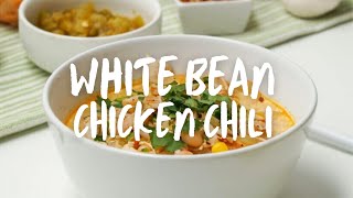 Creamy and Nutritious White Bean Chicken Chili [upl. by Gaylor690]