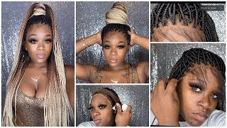 BEST BRAIDED LACE WIG INSTALL😍😍😍😍 EASY 😍 NEATANDSLEEK 😍 [upl. by Northway339]