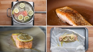 4 Ways To Cook Salmon [upl. by Anetsirk931]