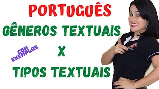 DIFERENÇA ENTRE GÊNERO E TIPO TEXTUAL [upl. by Drucilla]