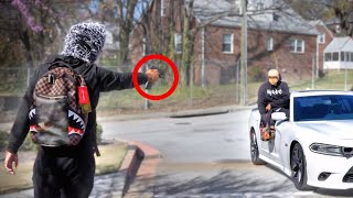 Drive By Prank In The Hood Gone Very Wrong [upl. by Adnileb]