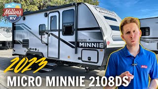 IS IT WORTH THE HYPE  2023 Micro Minnie 2108DS Winnebago Trailer TOTAL Review [upl. by Yarg]