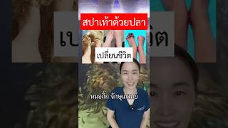 สปาเท้าด้วยปลาเปลี่ยนชีวิต หมอกิ๊ก จักษุแพทย์ สปาเท้า thaifishspa garrarufafish shewanella [upl. by Gwenny]