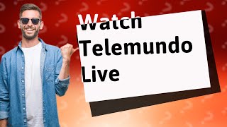 ¿Cómo poner Telemundo en vivo en Roku [upl. by Leonerd86]