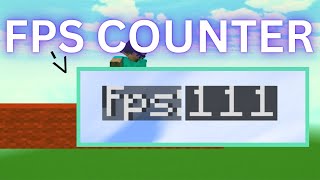 BEST FPS Counter 121 Minecraft Bedrock UPDATED  PC MOBILE ayystar [upl. by Orest]