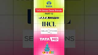 TATA Group Owns Part12 Brands tata tatacoffee ihcl seleqtions tatamd [upl. by Emelina]