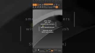Mastering Corner Rounding in ZBrush zbrushtutorial zbrushsculpting [upl. by Ebag]