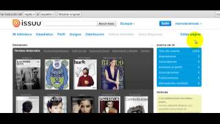 Como usar issuu [upl. by Eriam400]