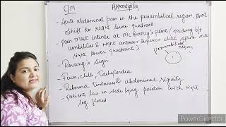 appendicitis causes clinical manifestations diagnosis management explanation in hindi [upl. by Rep]