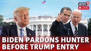 Hunter Biden Hearing  President Biden Pardons Son Hunter Biden  Donald Trump News Live  N18G [upl. by Onifled]