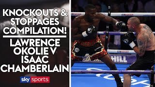 Knockouts compilation  Lawrence Okolie vs Isaac Chamberlain 👊 [upl. by Heinrike]