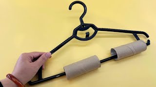 12 Amazing Tricks With Clothes Hangers That EVERYONE Should Know [upl. by Jaenicke]