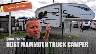 Host Mammoth Truck Camper Quick Tour [upl. by Ybab177]