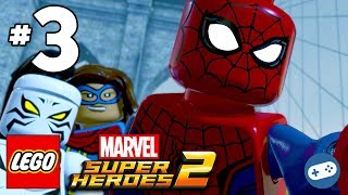 LEGO MARVEL Super Heroes 2  SpiderMan VS Vulture 60fps [upl. by Inavoj54]