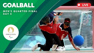 Goalball  Mens Quarterfinal CHNFRA  USAJPN Day 5  Paris 2024 Paralympics [upl. by Ayokal]