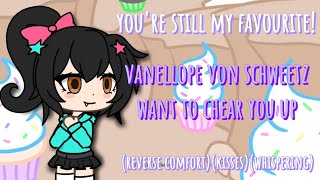 ASMR roleplay pt 5 vanellope von schweetz chears you up reverse comfortkisseswhispering [upl. by Notle]