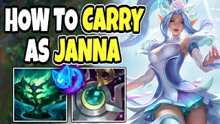 Challenger support shows you how to CARRY as JANNA  Janna support 1417 League of Legends [upl. by Marijn126]