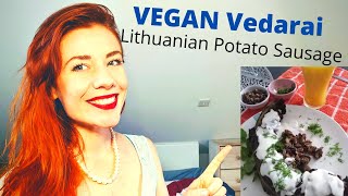 Vegan Lithuanian Potato Sausage  Veganiski Vedarai [upl. by Humpage13]