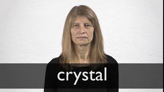 How to pronounce CRYSTAL in British English [upl. by Gentry]