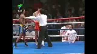 sanda vs muay thai buakaw banchamek [upl. by Ettezel]